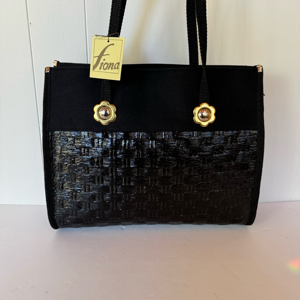 Vintage Deadstock Fiona Basket Weave Shoulder Bag